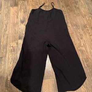 Z Supply Women’s Size L Classic Black Gauze Jumpsuit Romper